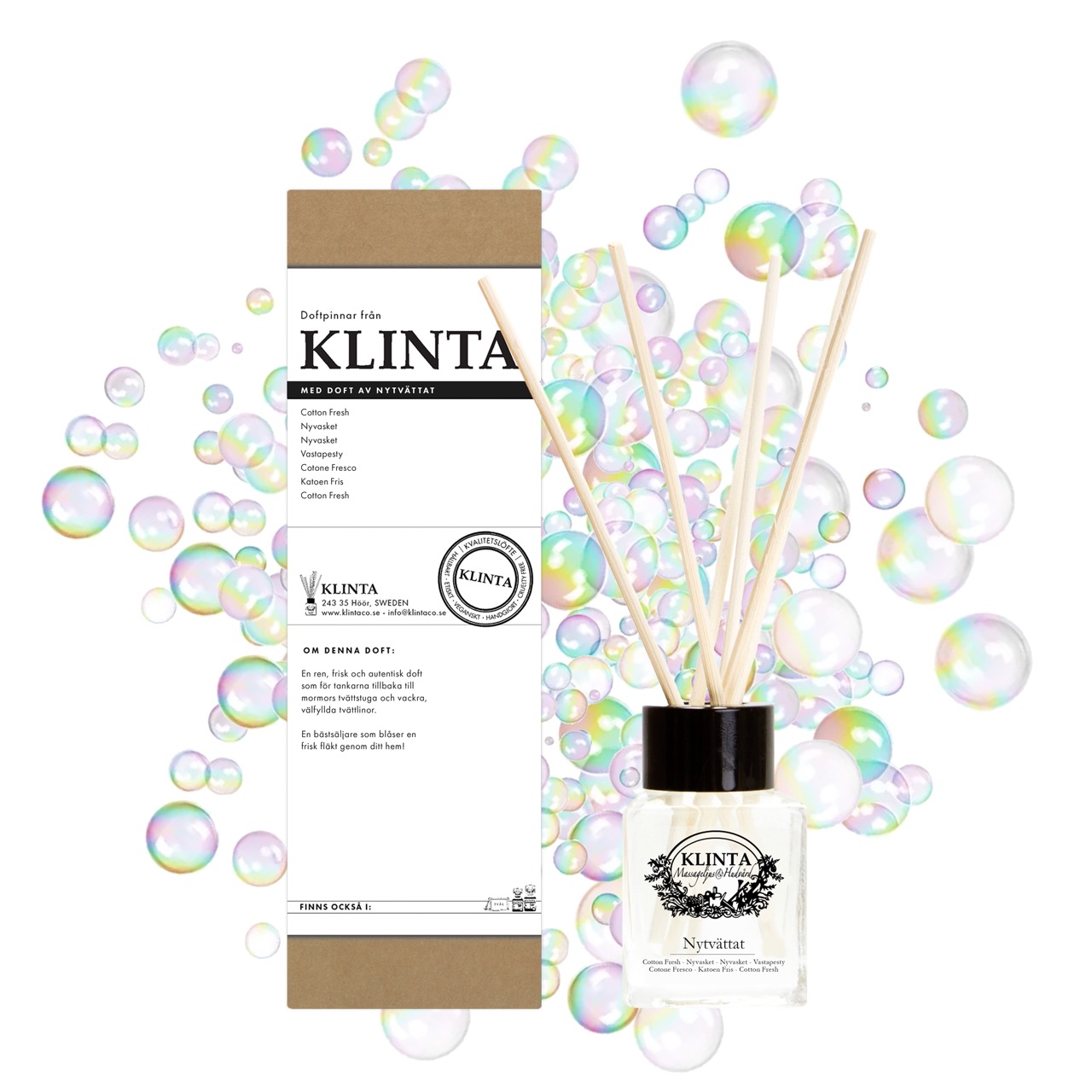 Doftpinnar Nytvättat 50ml