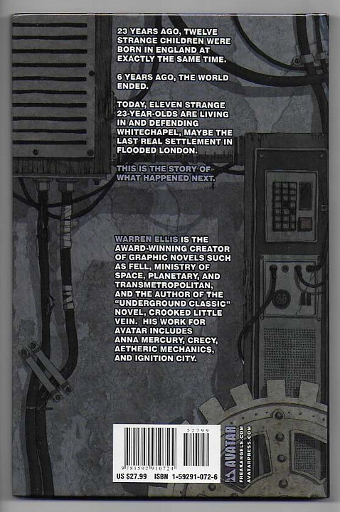 Freakangels: Volume 2 HC VF+ Warren Ellis