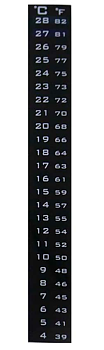LCD termometer 4 - 28 °C