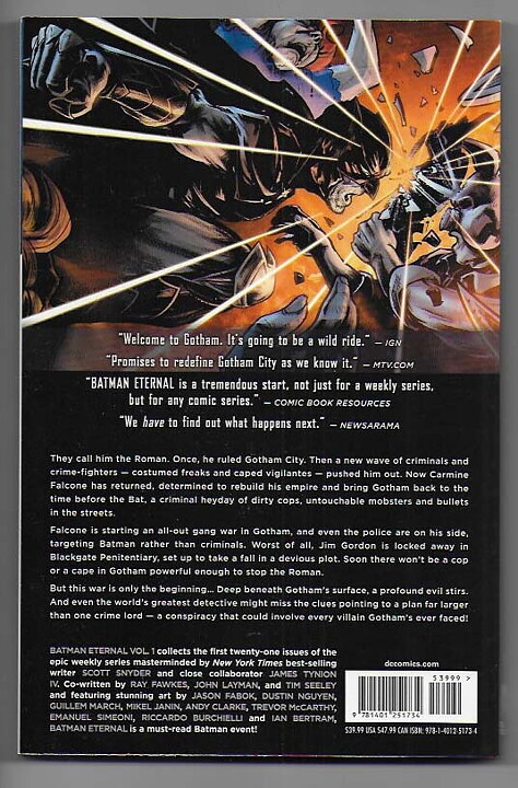 Batman Eternal: Volume 1 TP VF/NM