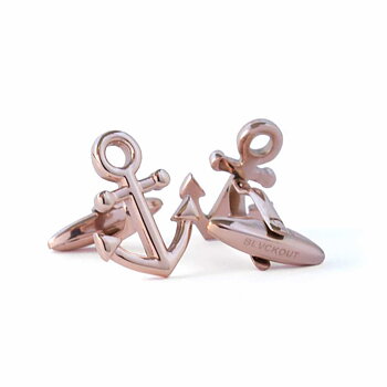 BLVACKOUT -Monaco Cufflinks -Roséguld
