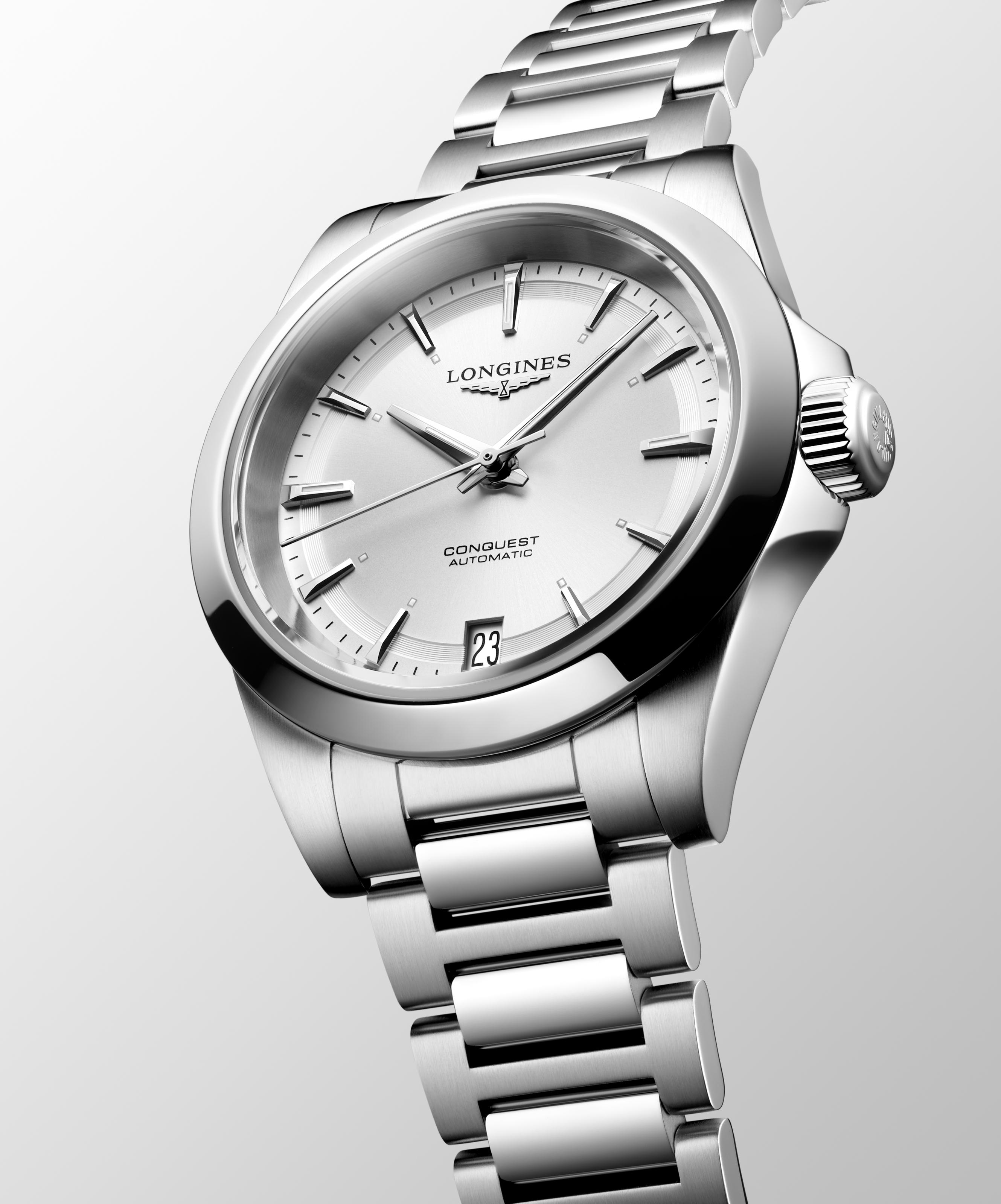 L3.430.4.72.6 Longines Conquest silver 34