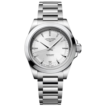 L3.430.4.72.6 Longines Conquest silver 34