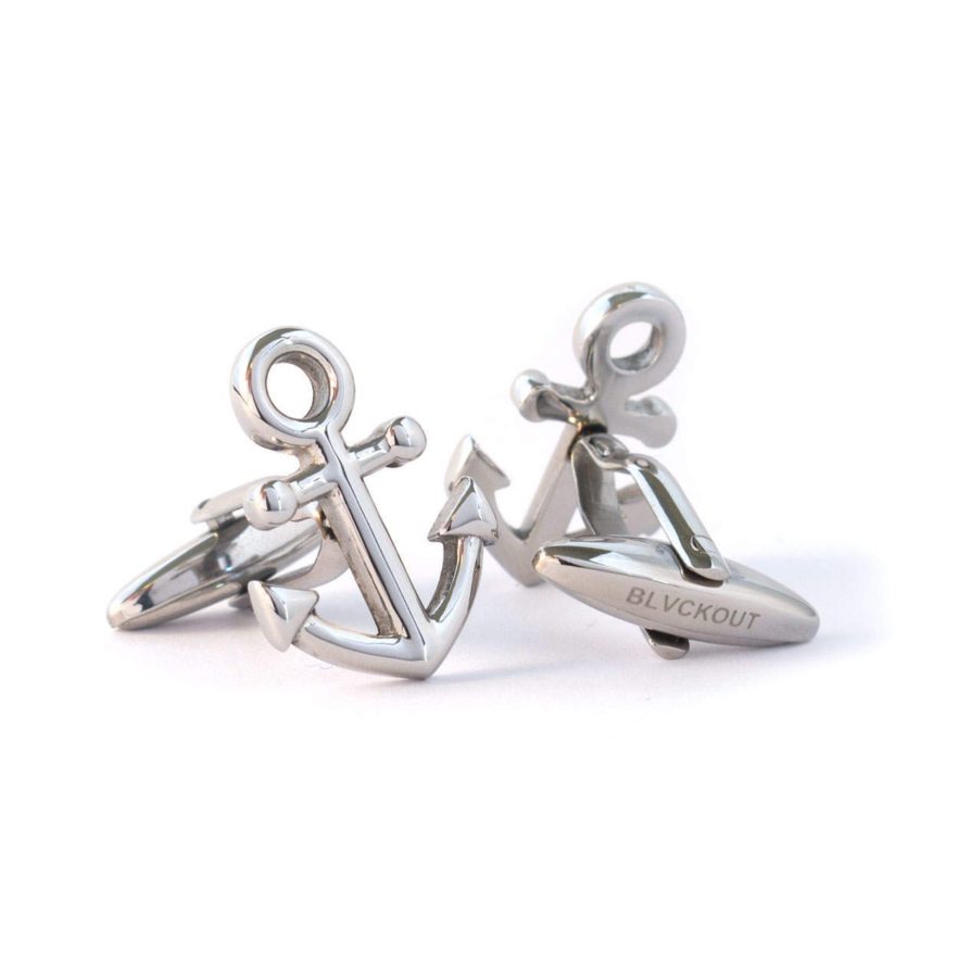 BLVACKOUT -Monaco Cufflinks -Silver