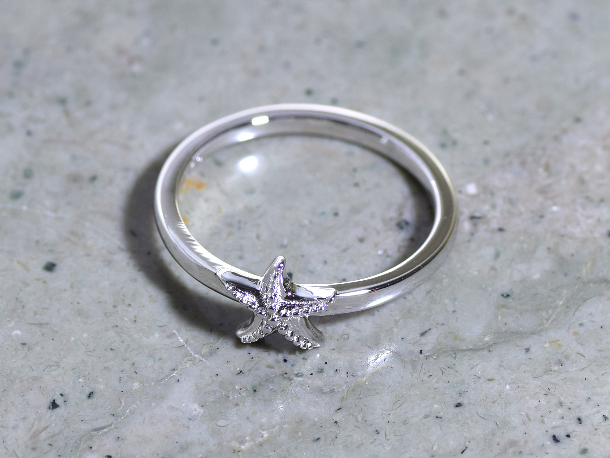 Sjöstjärna Ring i Äkta 925 Silver storlek 7, Havsdjur Accessoar, Marint Djur Smycke - 3