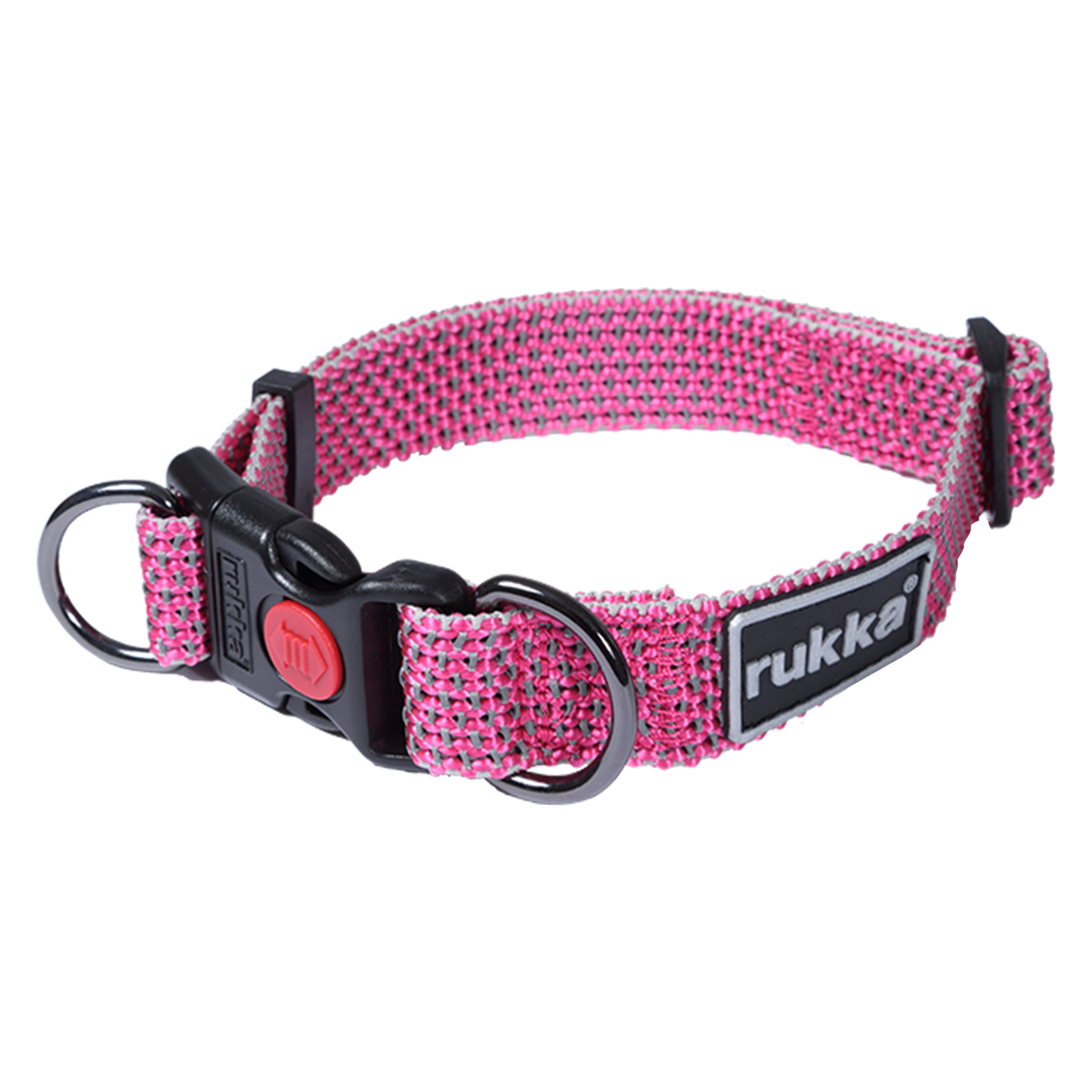 Rukka Pets Star Collar Halsband - Rosa (S 30-40 cm)