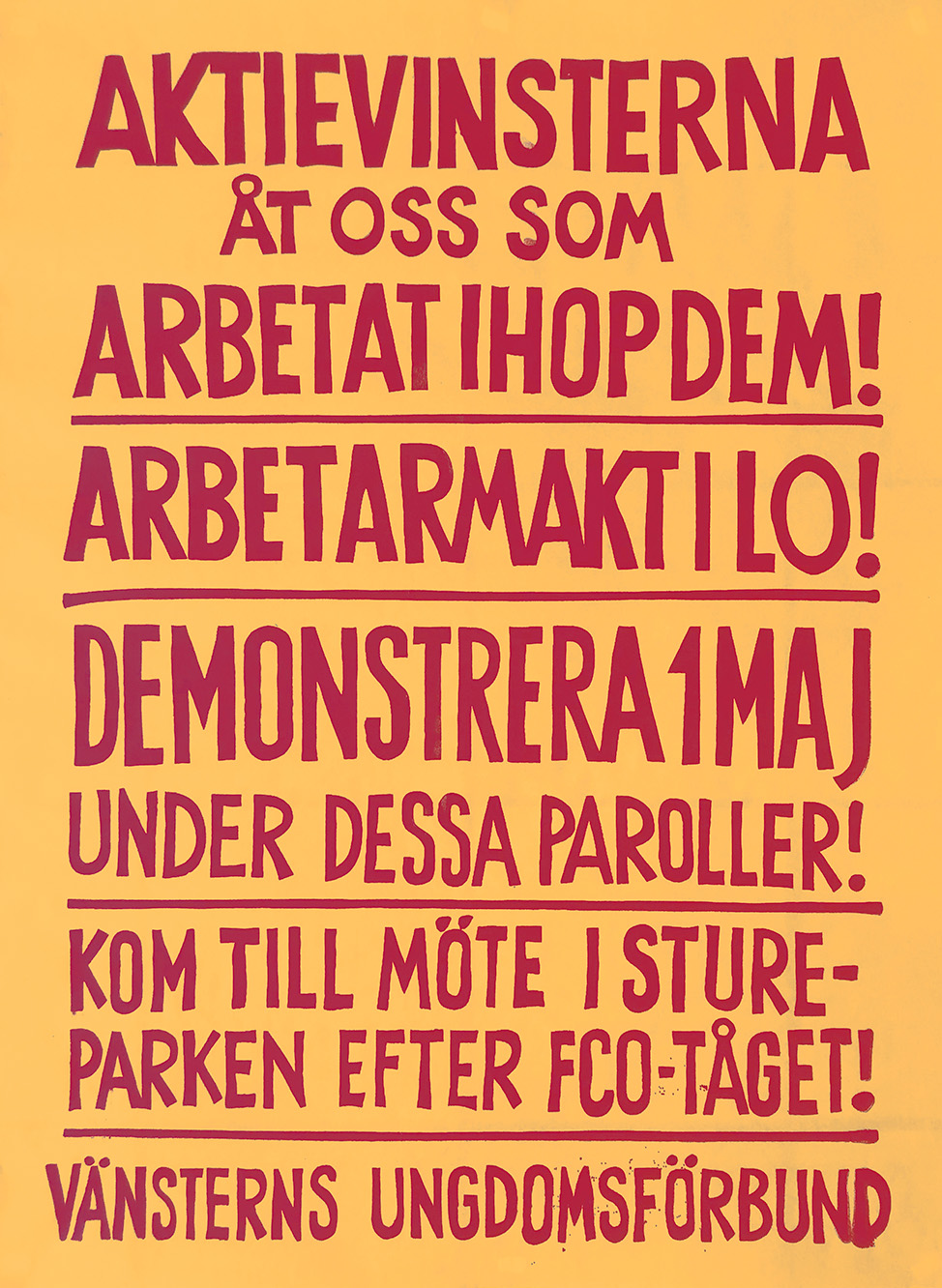 AKTIEVINSTERNA ÅT OSS SOM ARBETAT IHOP DEM!