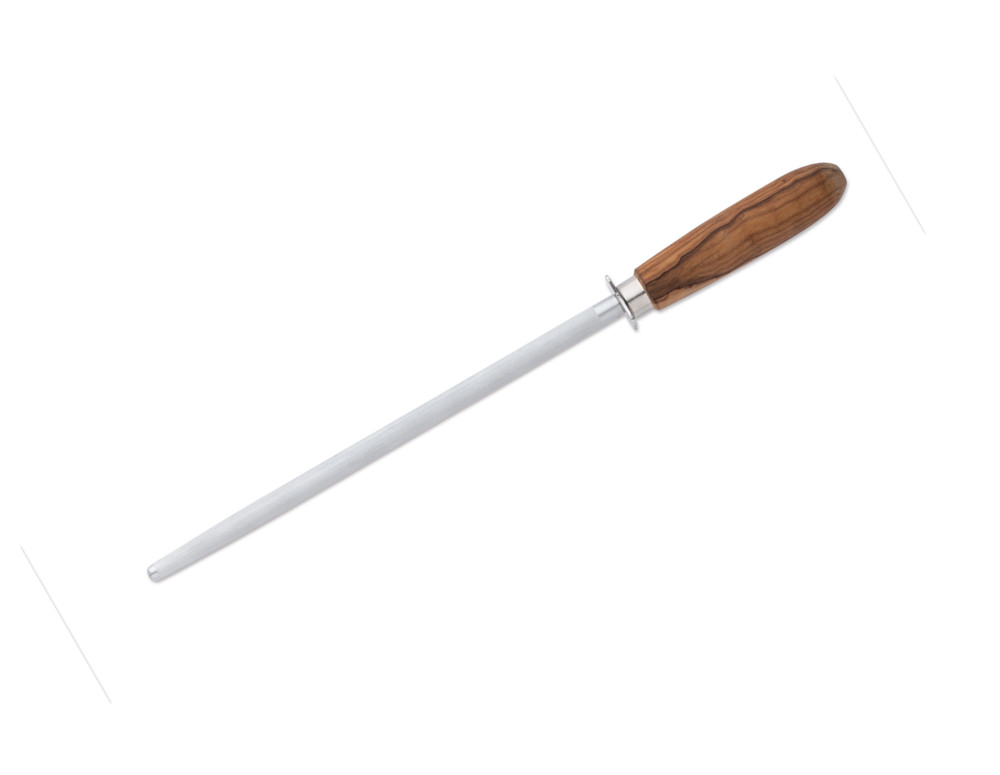Skärpstål Giesser, 23 cm / olivträ