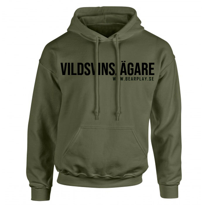 Bearplay Hoodie Grön Vildsvinsjägare