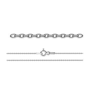 Ankarkedja tunn 50cm silver