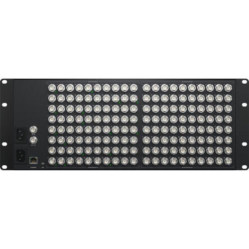 Blackmagic Design Videohub 80x80 12G Zero-Latency Video Router - 3