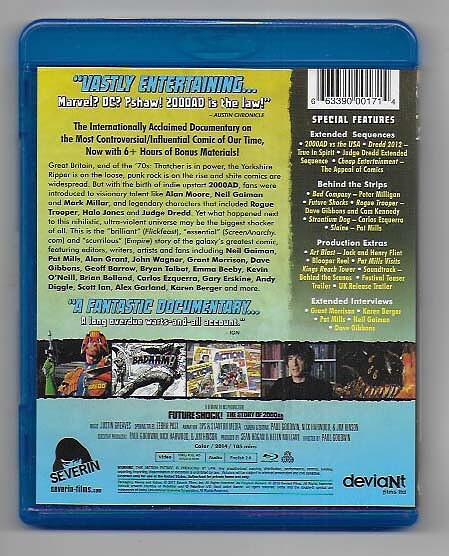 Future Shock! The Story of 2000 AD Blu-ray