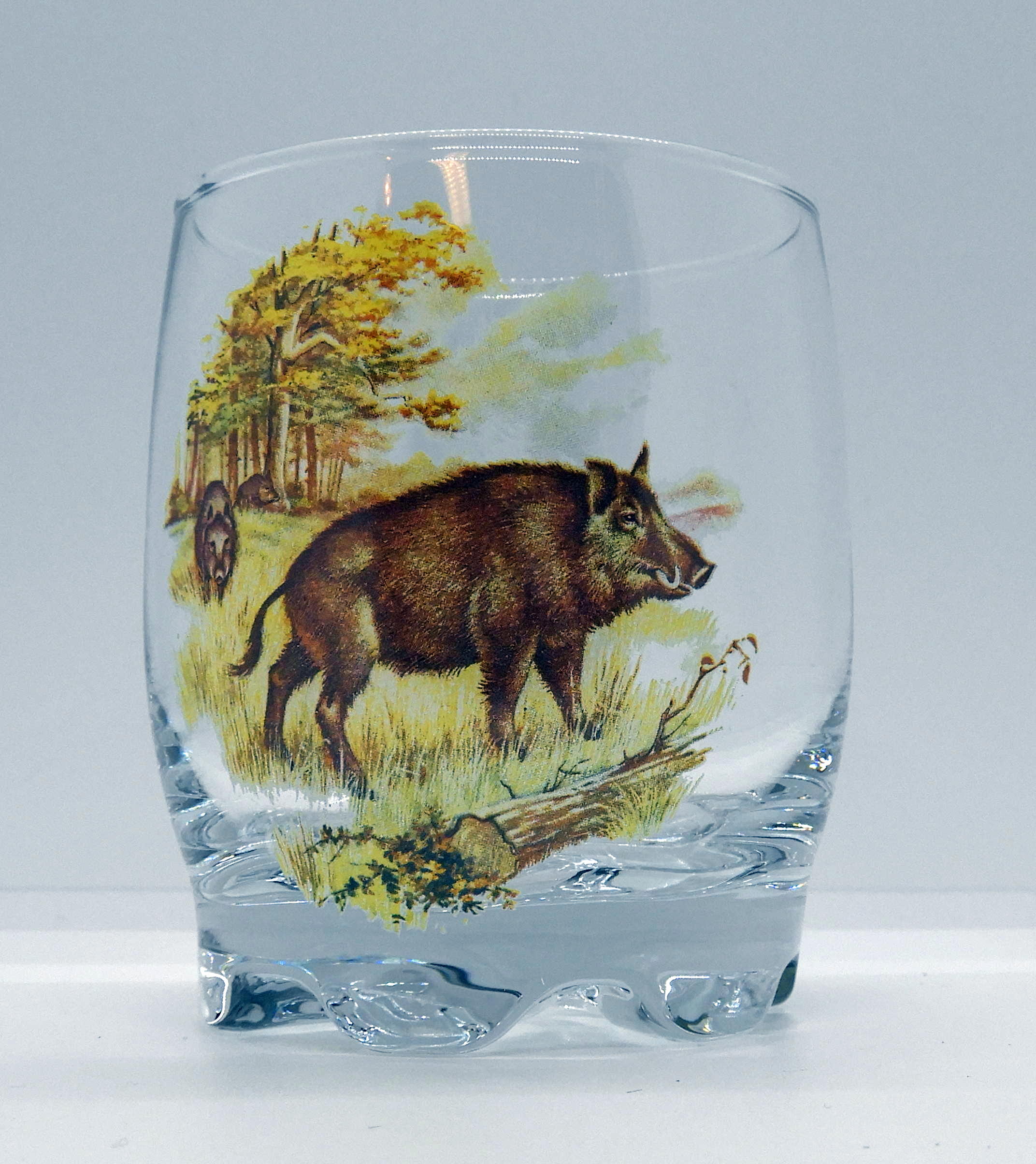 Nordiska Djur Glas, All glas 29 cl. Vildsvin