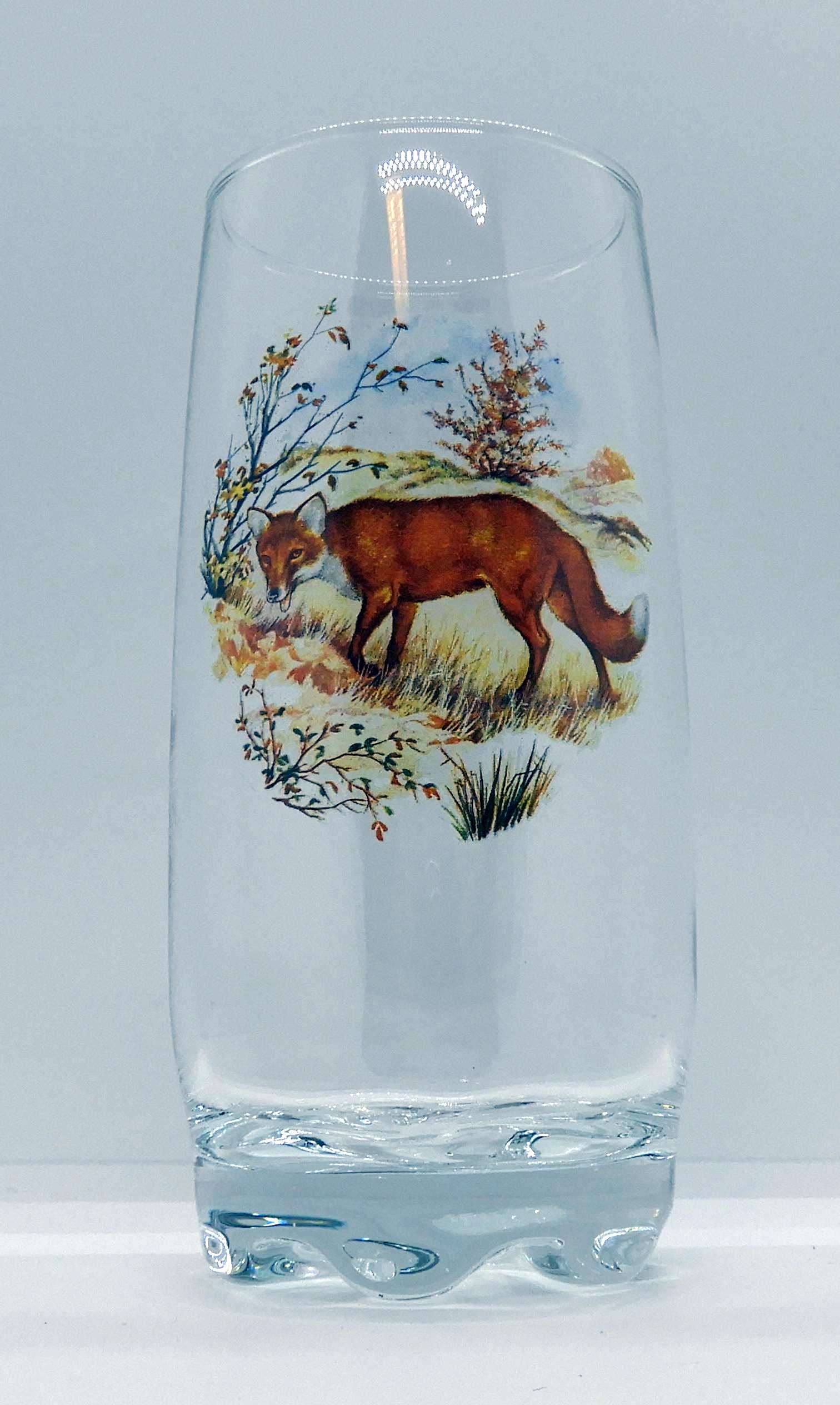 Nordiska Djur Glas, All glas 39 cl. Räv / Fox