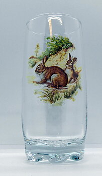 Nordiska Djur Glas, All glas 39 cl. Kanin
