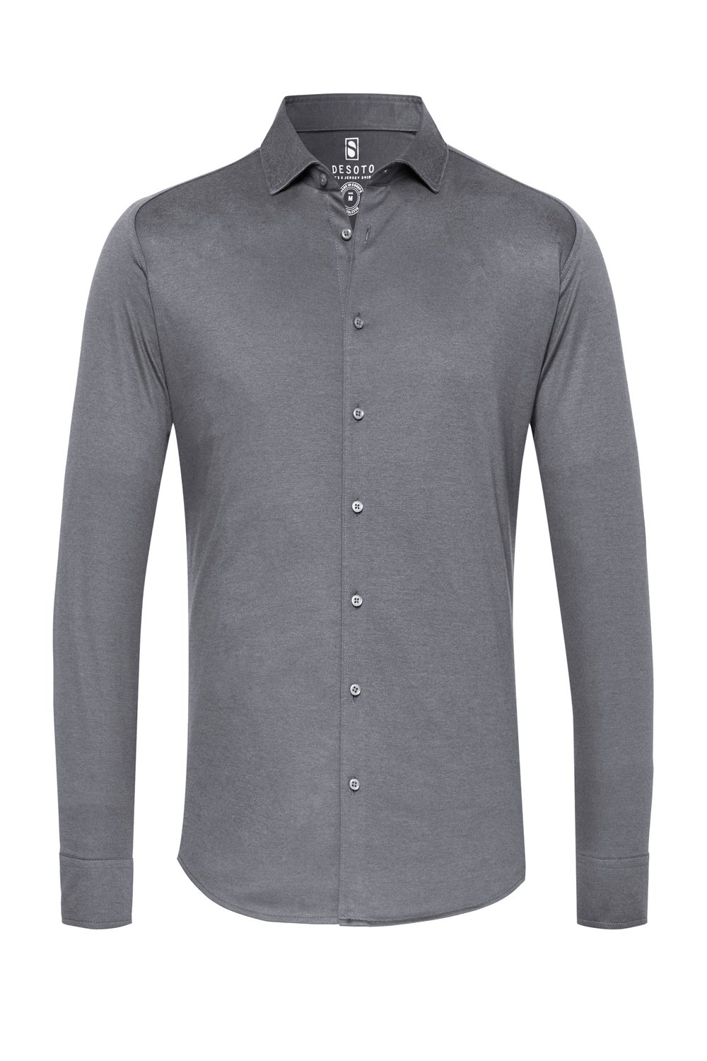 Skjorta i jersey slim fit. Märke  DESOTO, färg grå