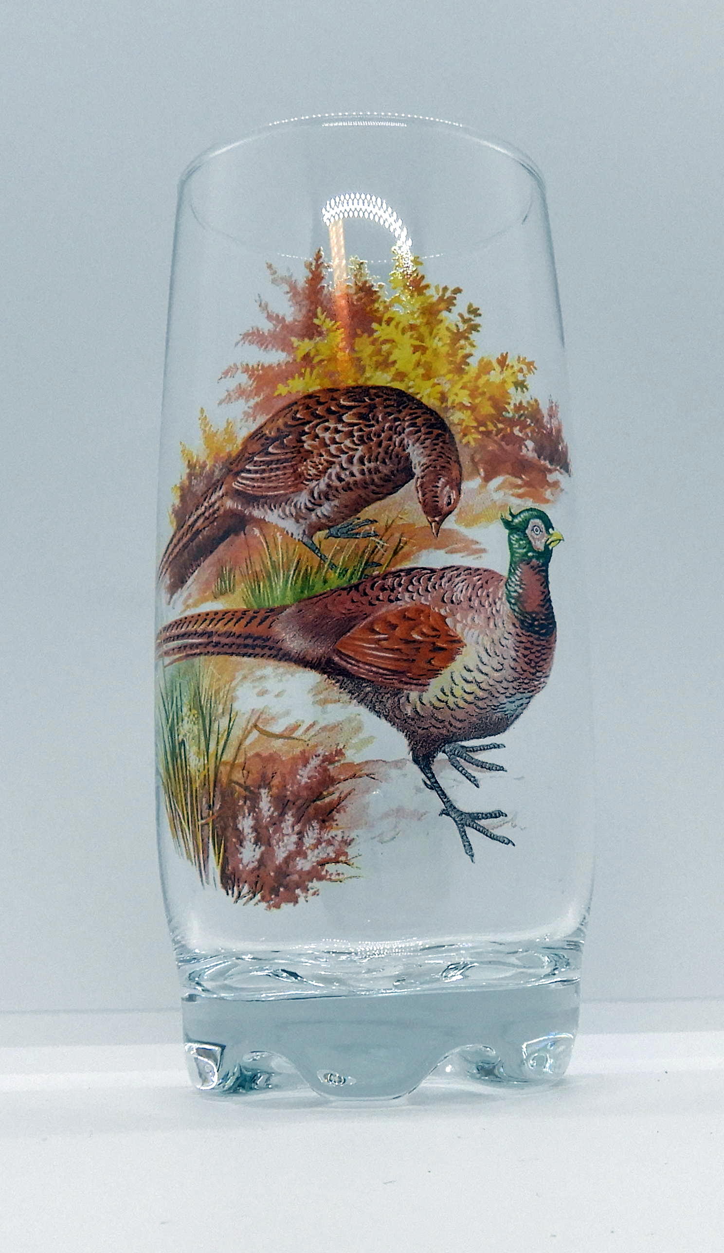 Nordiska Djur Glas, All glas 39 cl. Stor Fasaner