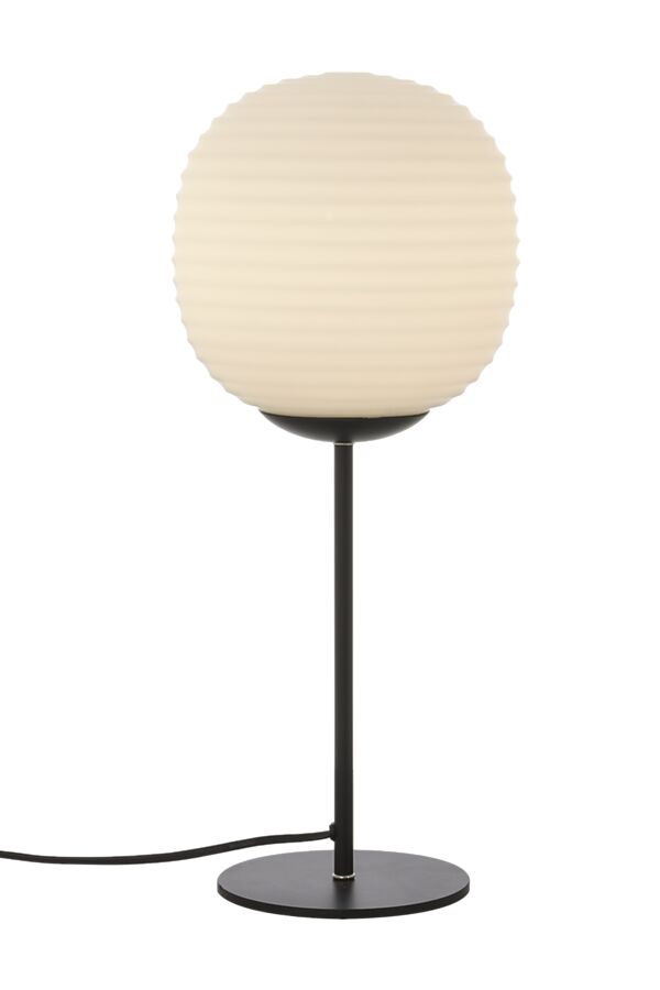 RILLE bordlampa, svart/opal - Aneta Lighting