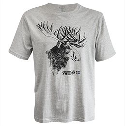 T-SHIRT FROST ÄLG. SWEDEN Grå