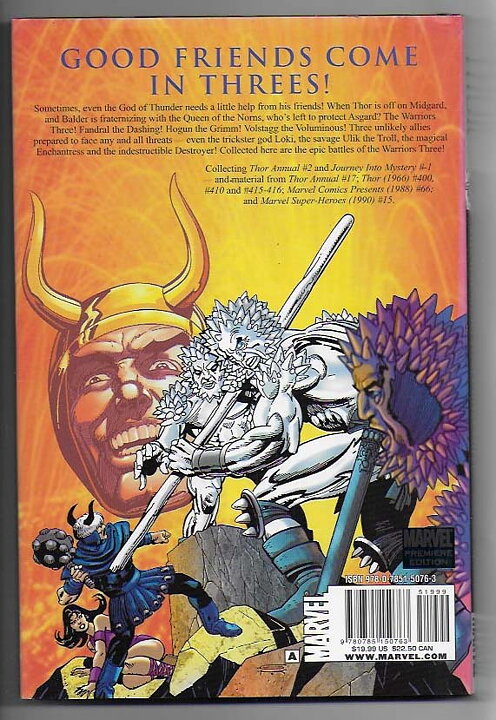 Thor: The Warriors Three Unleashed HC NM-