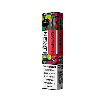 Vivo Nexxt VAPP Engångspod  Strawberry Kiwi Mesh-Coil