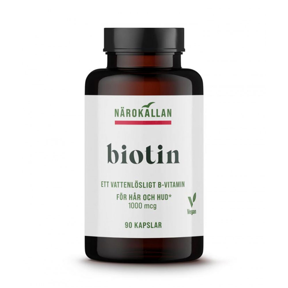 Biotin 1000 mcg 90 kap Närokällan