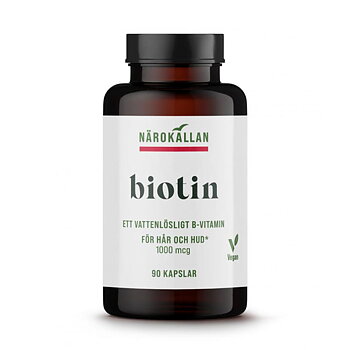 Biotin 1000 mcg 90 kap Närokällan