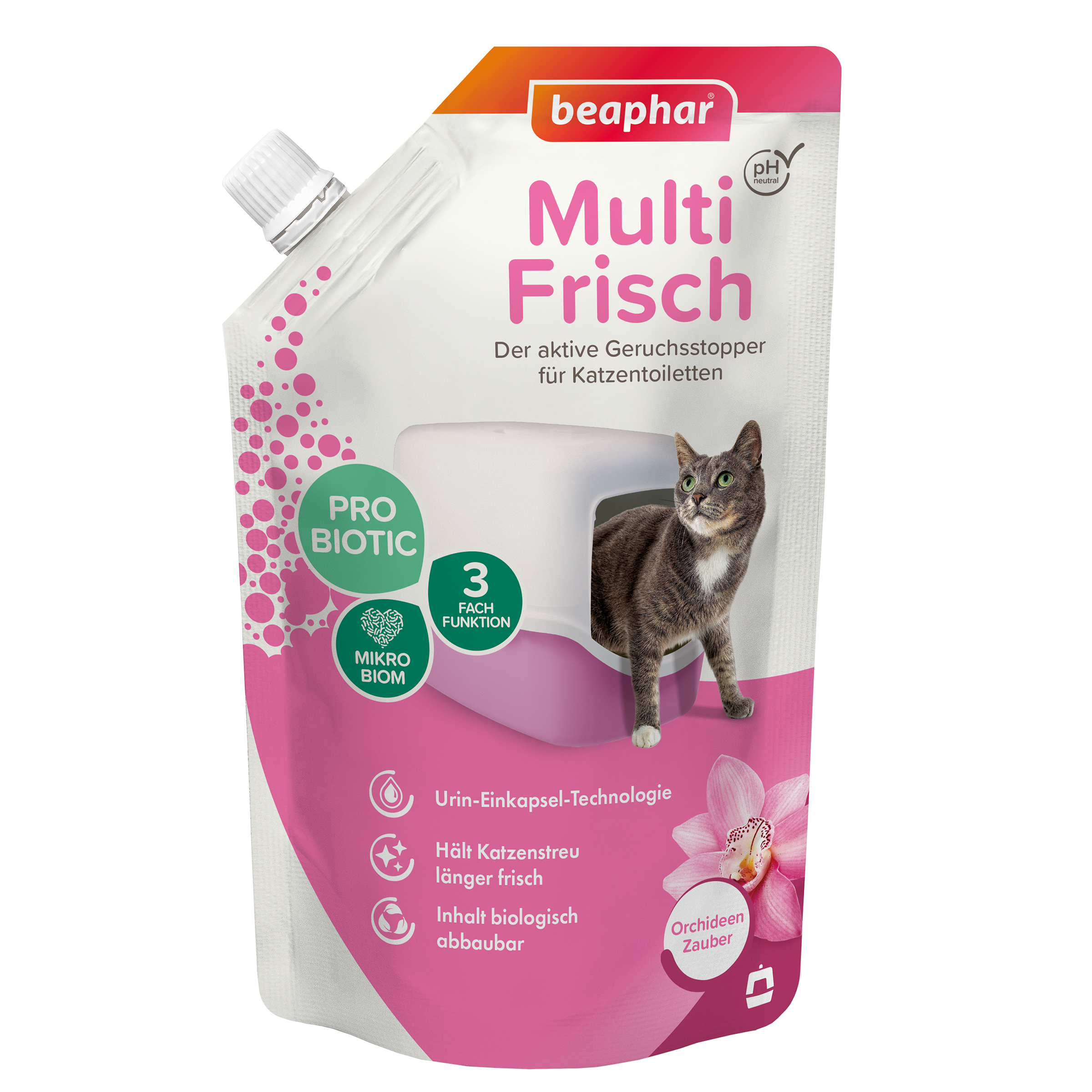 Catlitter deodoriser orkidé, Beaphar, 400g