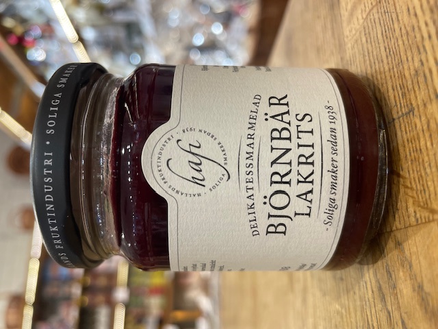 Hafi - Marmelad Björnbär Lakrits 140g