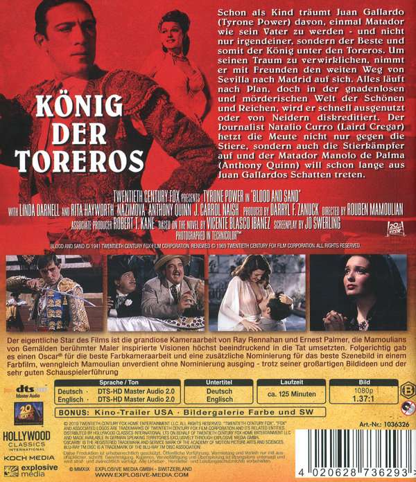 Blood And Sand (ej svensk text) (Blu-ray) - 2