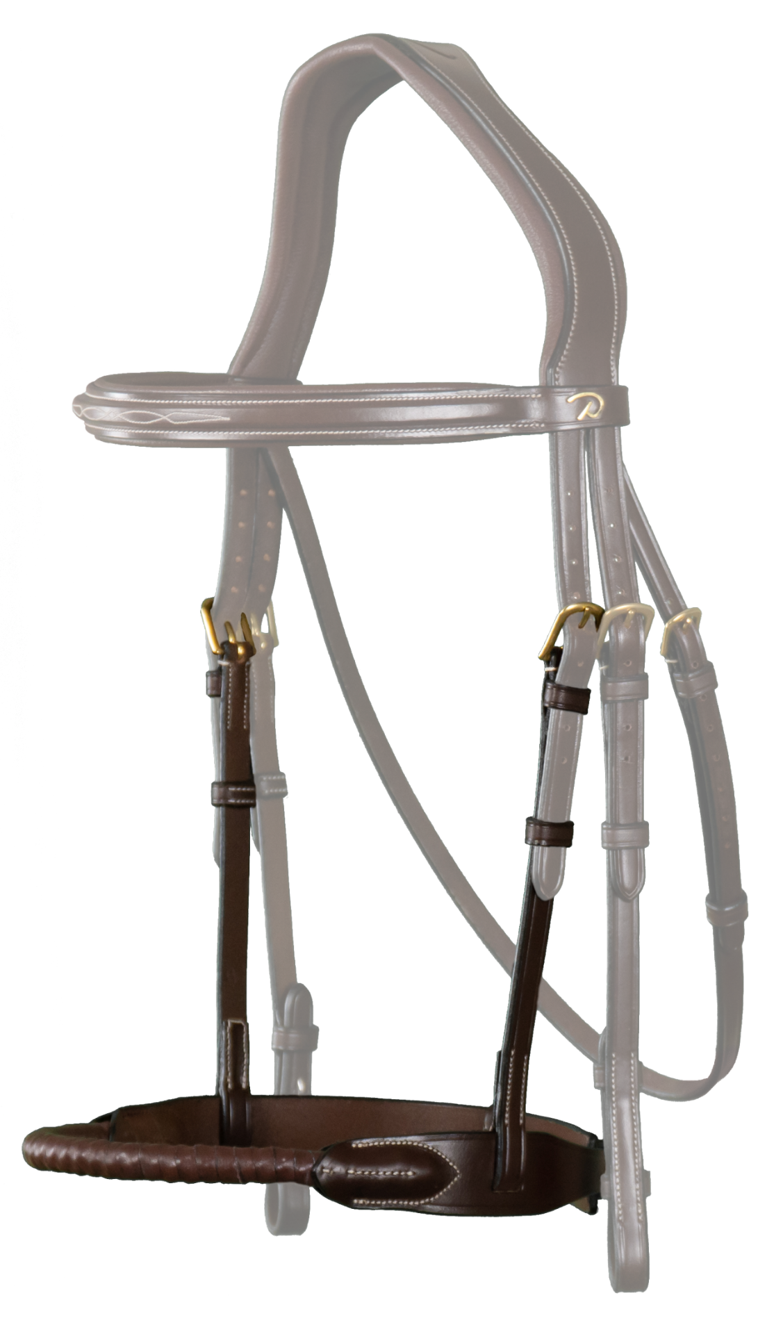DYON LEATHER COVERED ROPE NOSEBAND DY - 2