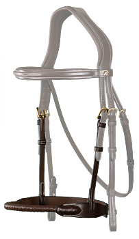 DYON LEATHER COVERED ROPE NOSEBAND DY