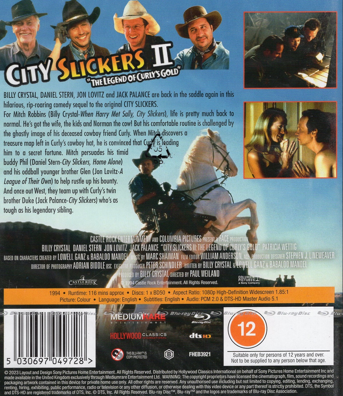 City Slickers II: The Legend of Curly's Gold (ej svensk text) (Blu-ray) - 2