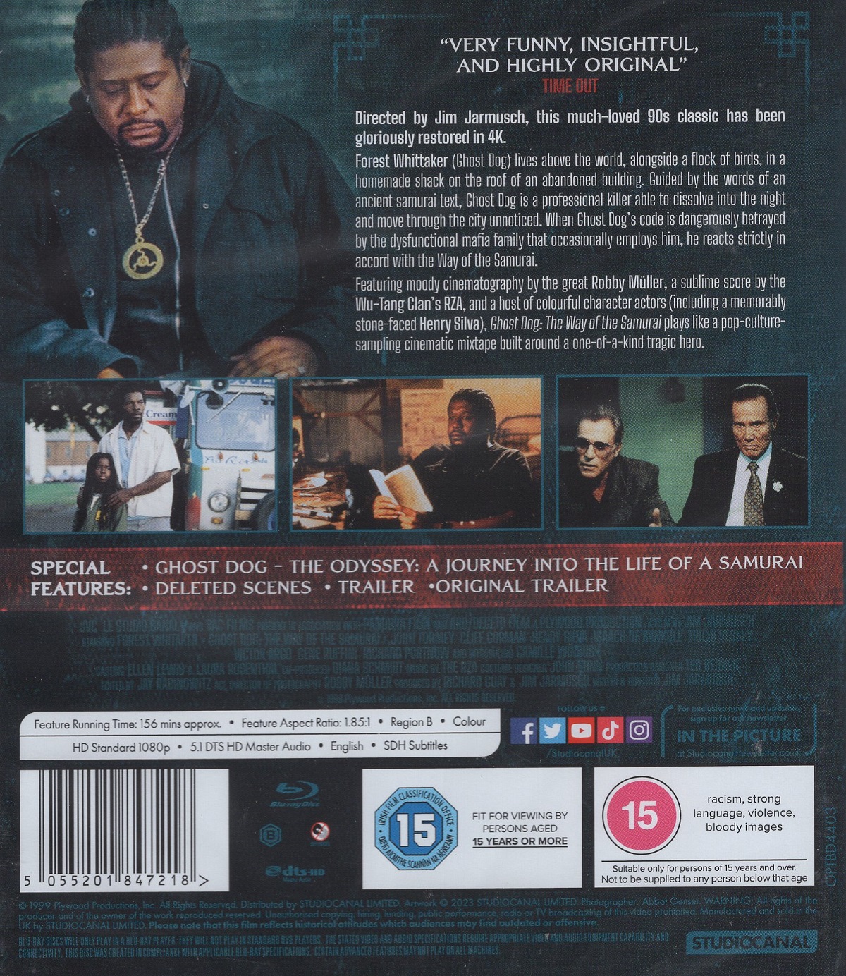 Ghost Dog: The Way of the Samurai (ej svensk text) (Blu-ray) - 2