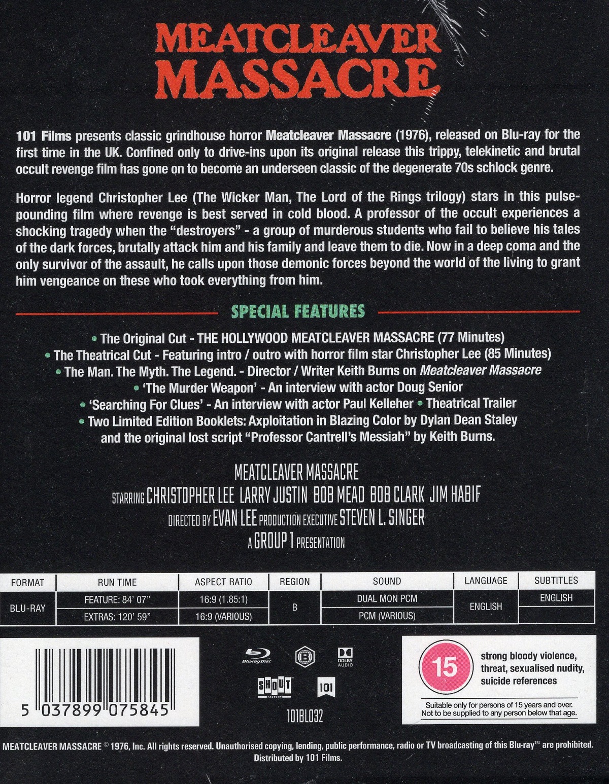 Meatcleaver Massascre (Limited Edition) (ej svensk text) (Blu-ray) - 2