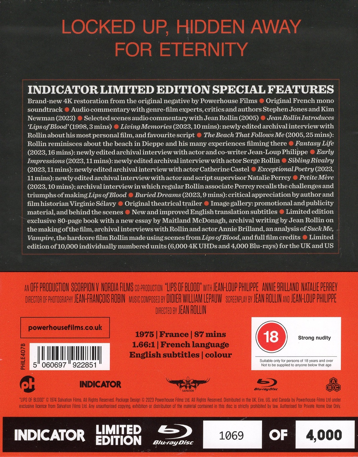 Lips of Blood (Limited Edition) (ej svensk text) (Blu-ray) - 2