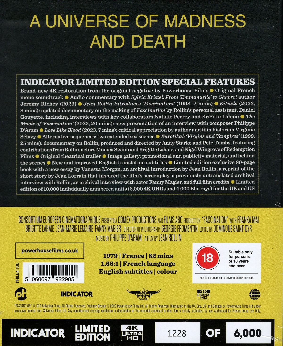 Fascination (Limited Edition) (ej svensk text) (4K Ultra HD) - 2