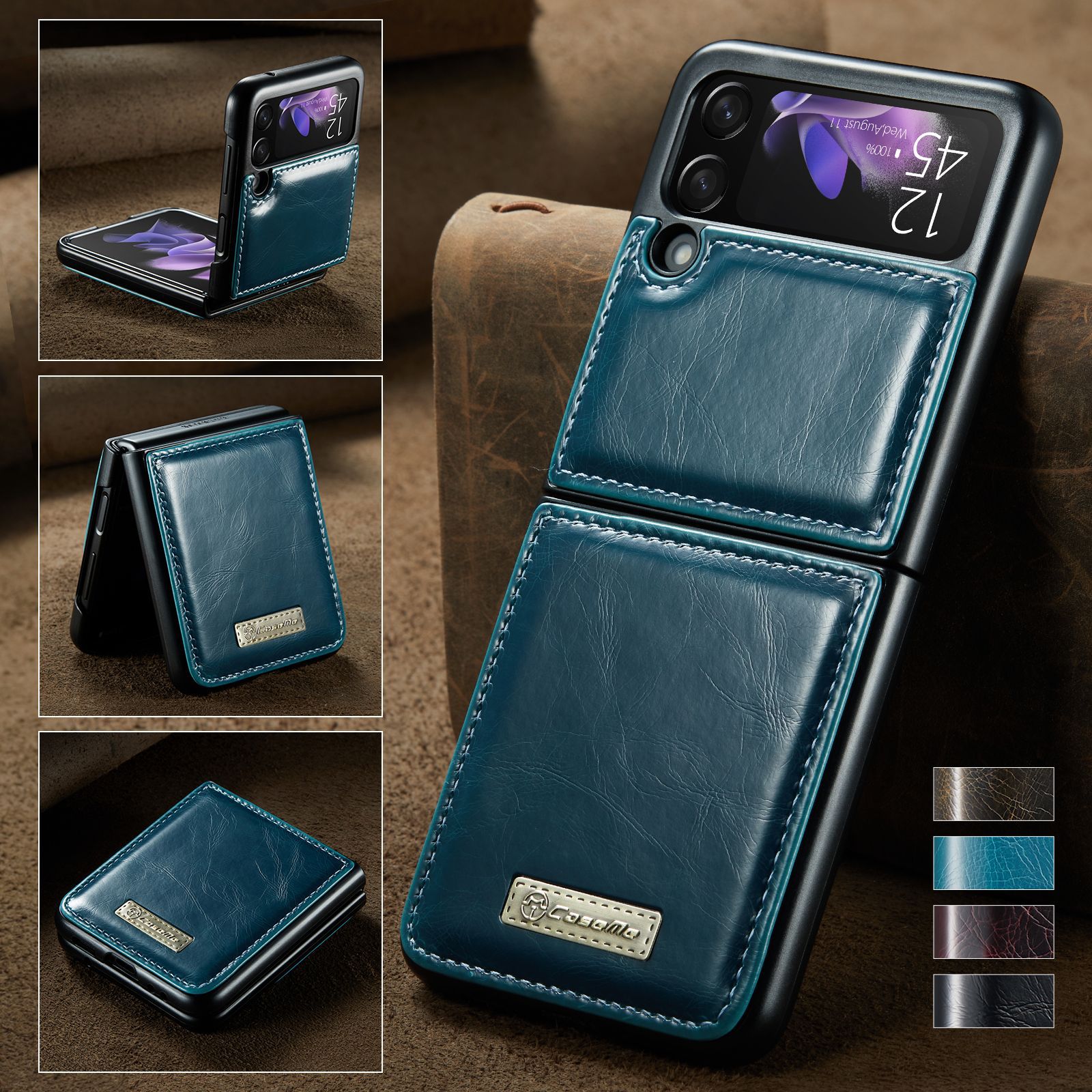  CaseMe Phone cover Samsung Galaxy Z Flip3 Color: Blue - 3