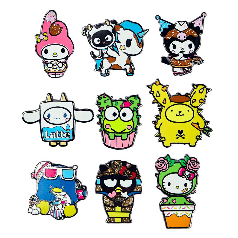 Tokidoki x Hello Kitty and Friends Series 2 Emalj Pin Blind Box - 2
