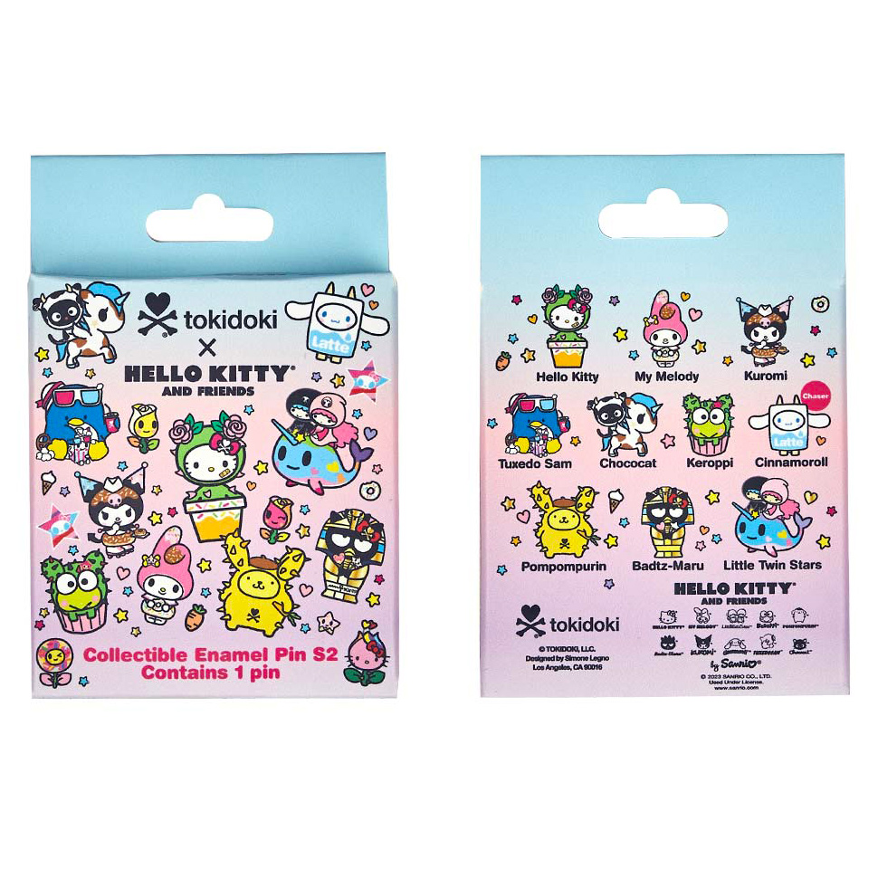 Tokidoki x Hello Kitty and Friends Series 2 Emalj Pin Blind Box - 4