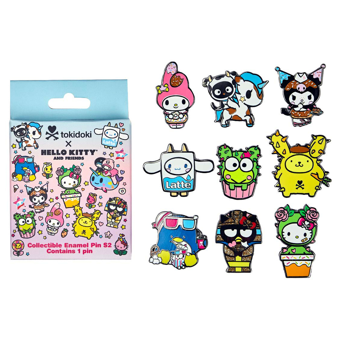 Tokidoki x Hello Kitty and Friends Enamel Pin - Blind Box