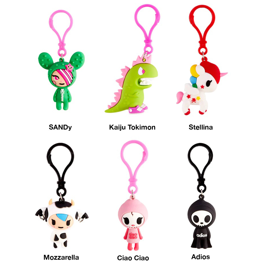 Tokidoki Characters Series 1 Blind Bag Figural Bag Clips