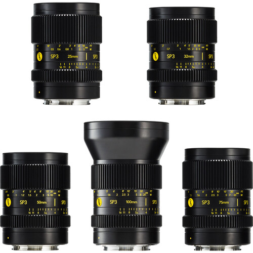 Cooke SP3 Cine  Prime  5-Lens  Set