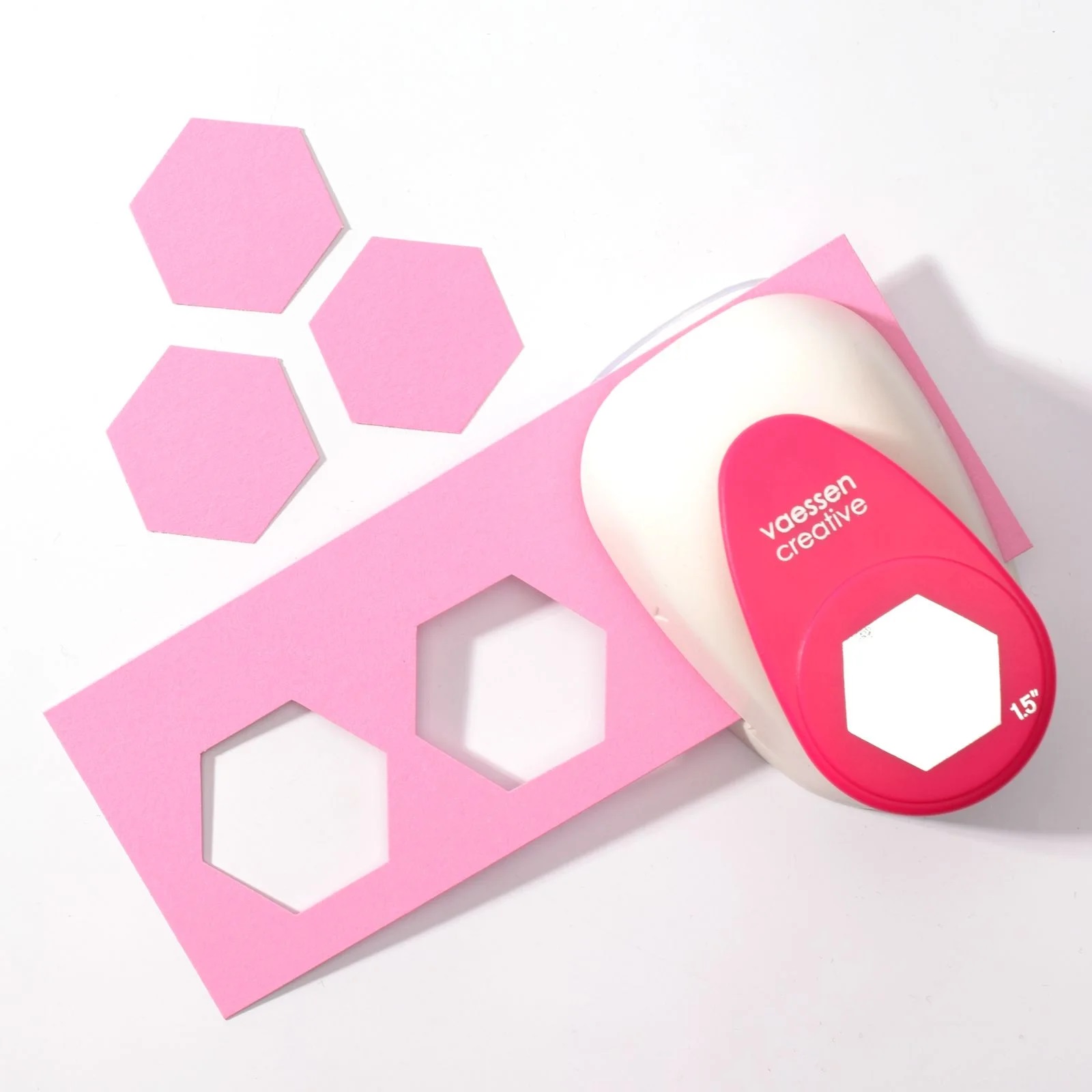 Vaessen - Handpunch -  Hexagon 2 33x38mm - 2