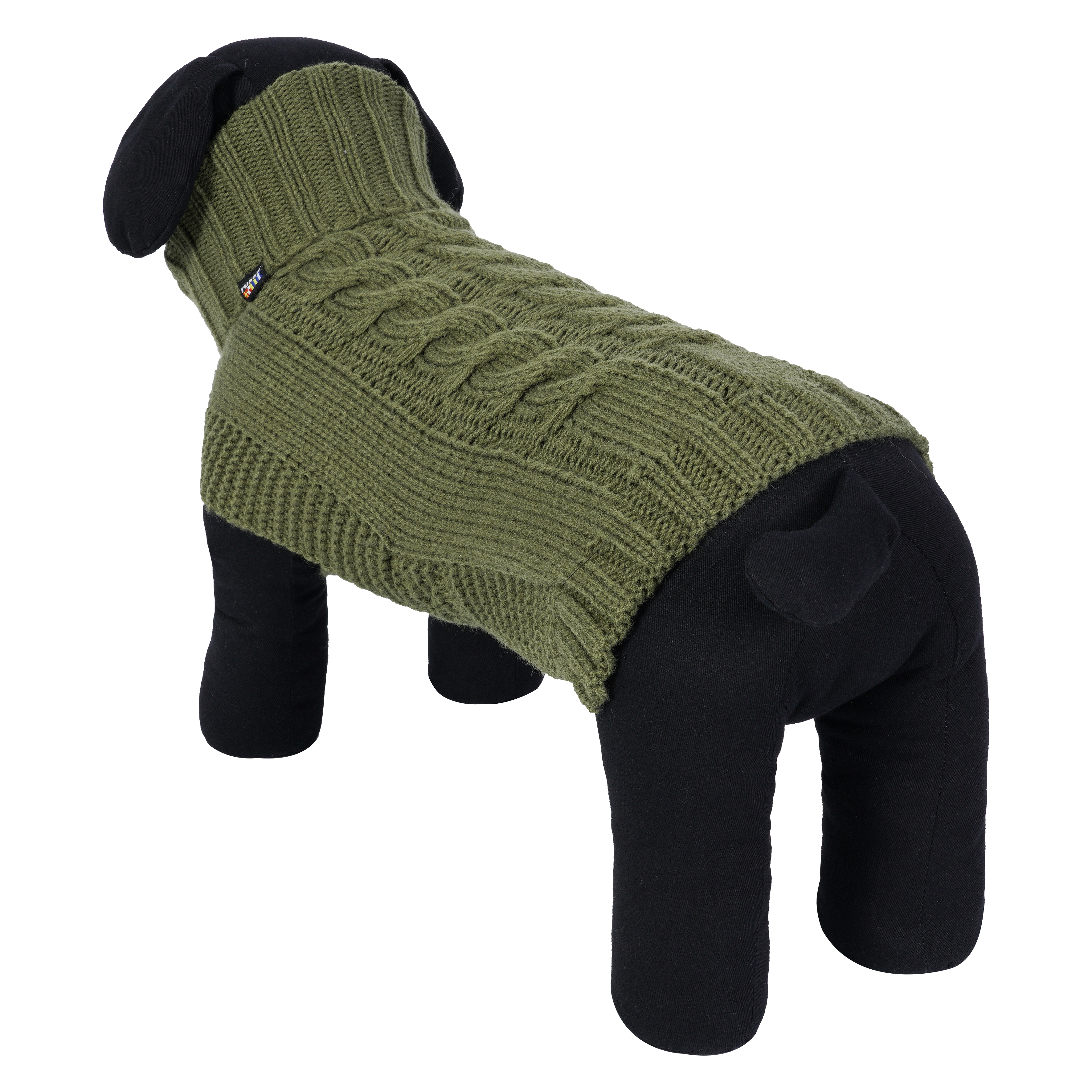 Rukka Pets Wooly Knitwear Sweater For Dog  - Olive