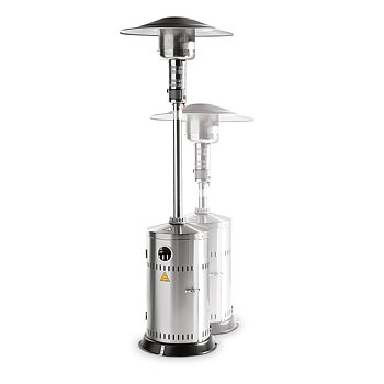Retractable gas heater excl. gas tube
