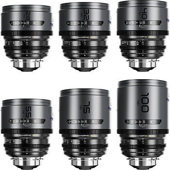 DZOFILM Pavo T2.1  2x Anamorphic Cine Prime  6-lens set 28/32/40/55/75/100mm - PL&EF mount