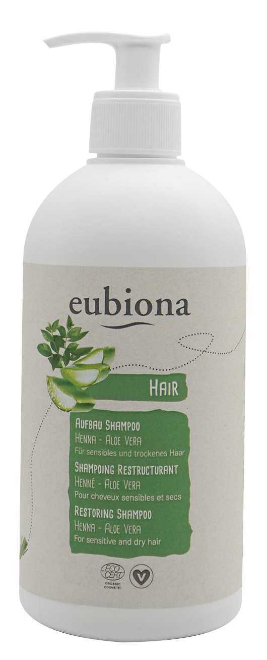 Eubiona Återställande Ekologiskt Schampo Henna & Aloe Vera 500 ml