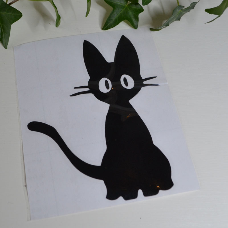 Transferbild - svart katt