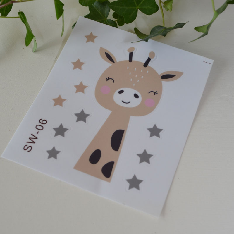 Stickersdekal - giraff